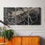 33_Midnight Swirl III - Toile tendue avec châssis de qualité supérieure - Prêt à être accroché-200539542