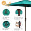 Parasol de marché carré 6 pi Nahlani-267458424