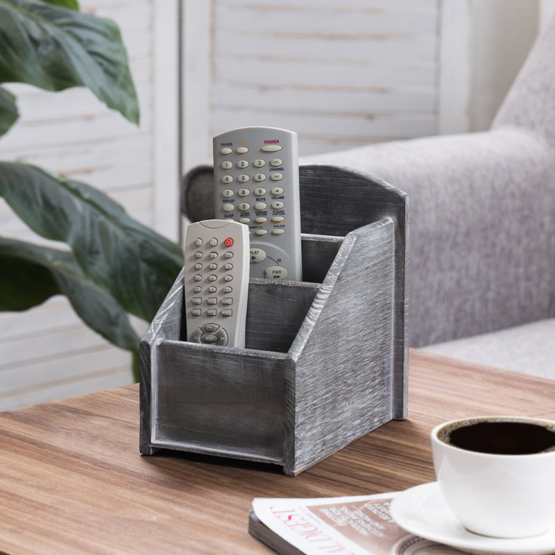 Gray/White Remote Control Holder