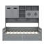 Lit de jour avec 2 tiroirs, armoire et tablette tout-en-un-506190900-506190906