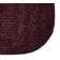 Addyson Polyester Chenille Braided Area Rug in Burgundy