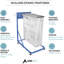 Support de rangement vertical en acier-129484993