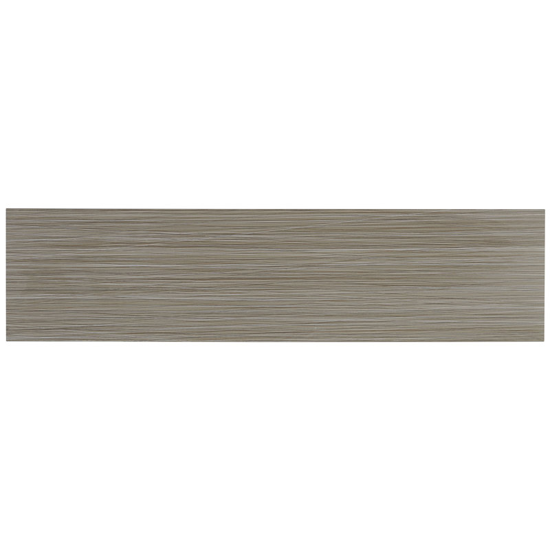 Fabrique 6" x 24" Porcelain Wood look Tile, Gris Linen