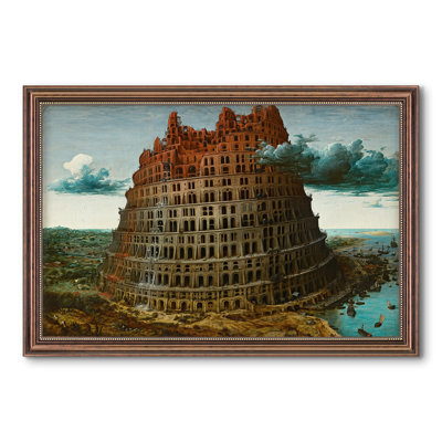 La tour de Babel, v. 1568 - Peter Bruegel l'Ancien - Toile encadrée sur mesure
