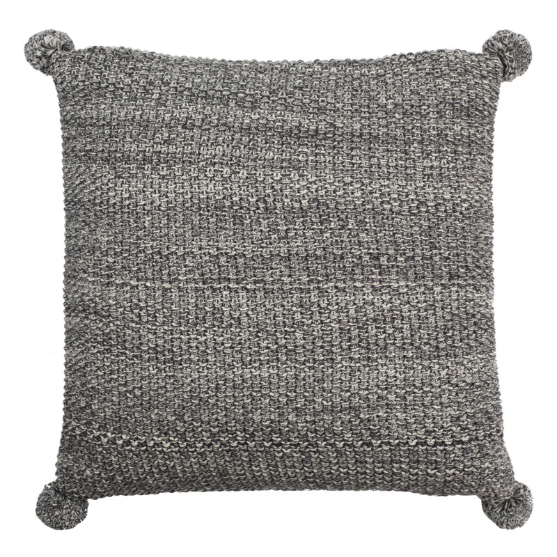 Tassels Cotton Reversible Throw Pillow