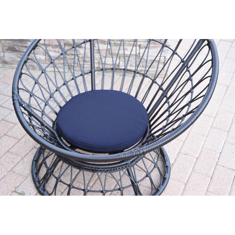 Barrigan 2 - Person Patio Conversation Set with Cushions, Midnight Blue