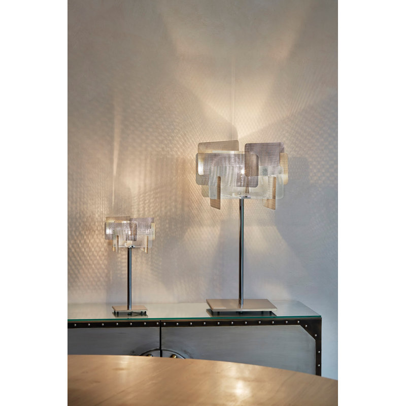Metal Novelty Lamp, 25" H x 13.7" W x 13.7" D