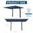 Outdoor Carport, 17.44FT*9FT*11FT Single  Carport Aluminum Metal Frame And Polycarbonate Panels Car Port For Outdoor Driveway Car, Truck