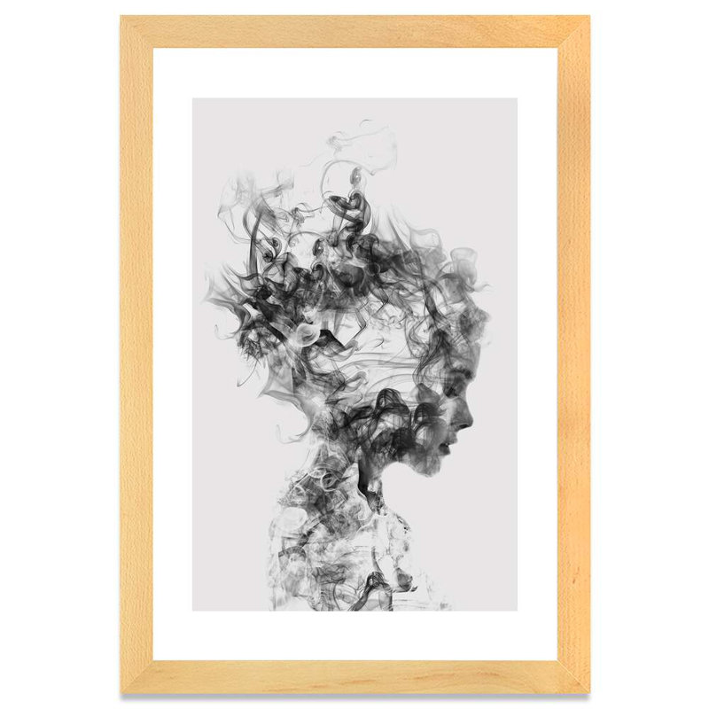 « Dissolve Me » par Dániel Taylor - reproduction sur toile, H 32 po x l 24 po, Papier dans un cadre photo, Naturel