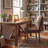 Modern Upholstered Dining Chair, Fabric Parsons Kitchen Chair, High Back Side Chair with Solid Wood Legs-1781801912