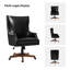Fauteuil de direction de bureau de 46 po en cuir Eller-1128060028
