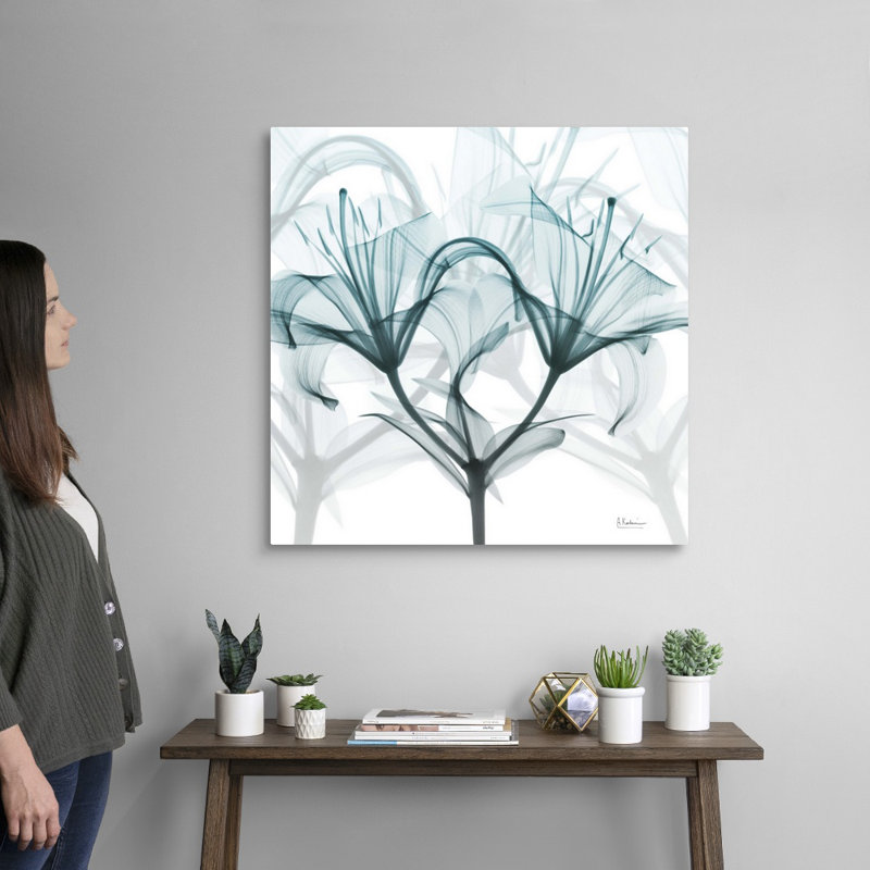« Crystal Flame Lily » par Albert Koetsier, reproduction d’art sur toile, H 30 po x l 30 po x P 1,25 po, Toile tendue
