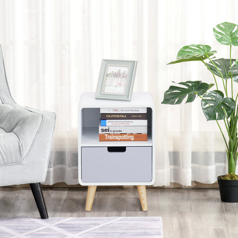 Rhiannon 40cm W Bedside Table