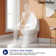 Ally Dual-Flush Elongated One-Piece Toilet with Glazed Surface Modern Toilet with Comfort Seat Height  (Seat Included)
