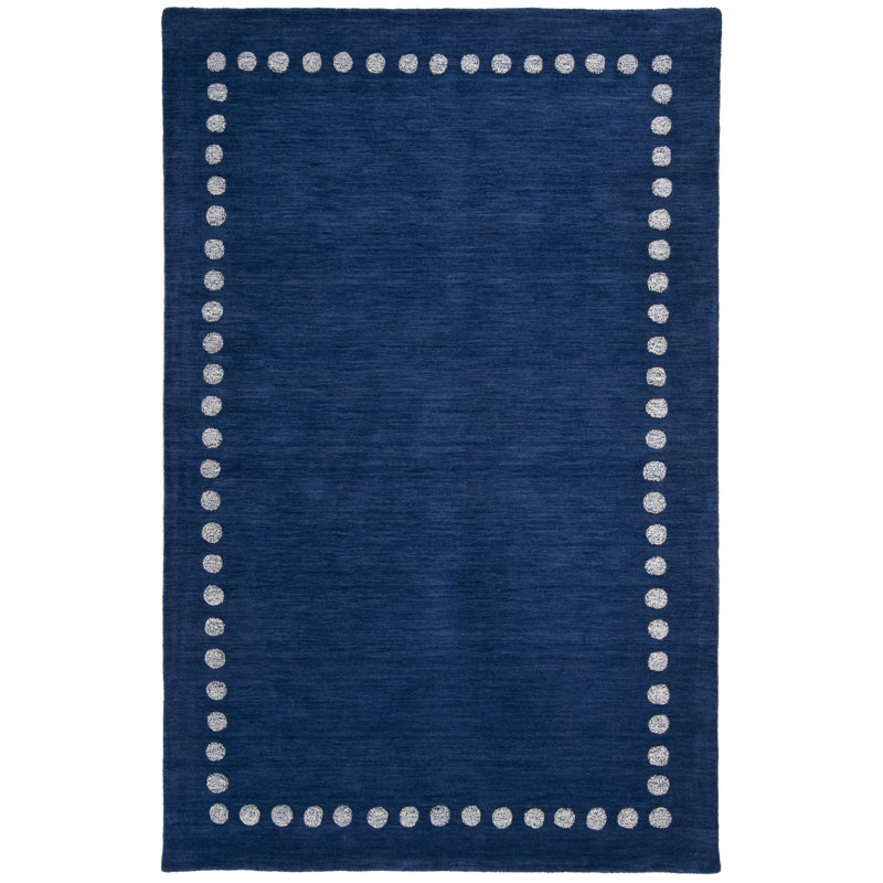 Antaeus Kids hand-woven wool rug, Marine, Rectangle 2 pi x 3 pi