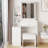 Versatile Compact Vanity Table with Advanced LED Mirror and Spacious Storage