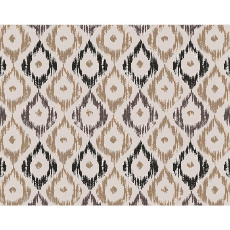 Palette neutre géométrique à motif géométrique, L 132 po x l 168 po