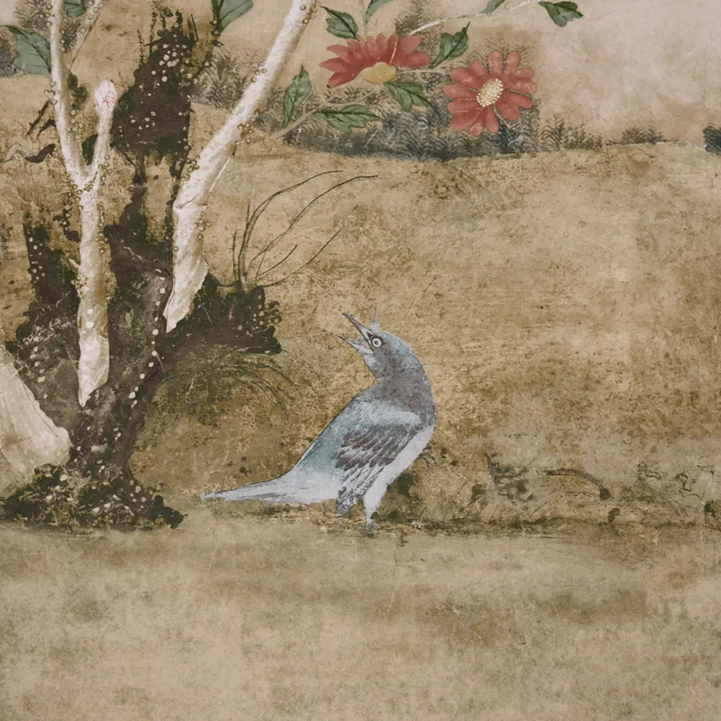 Schumacher X Mary Mcdonald Les Oiseaux Panel Set, Parchment