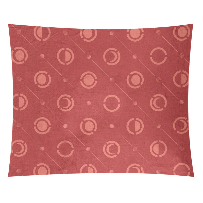 Tapisserie, H 27,5 po x l 37,5 po, Rouge foncé