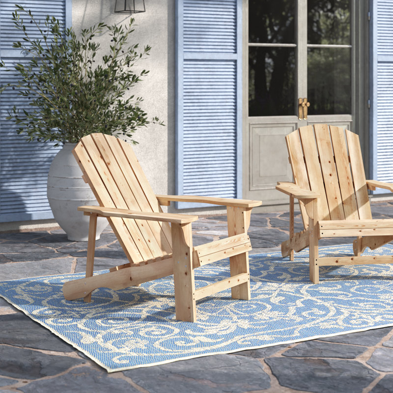 Aritzel Jossper Solid Wood Adirondack Chair (2-Pack)
