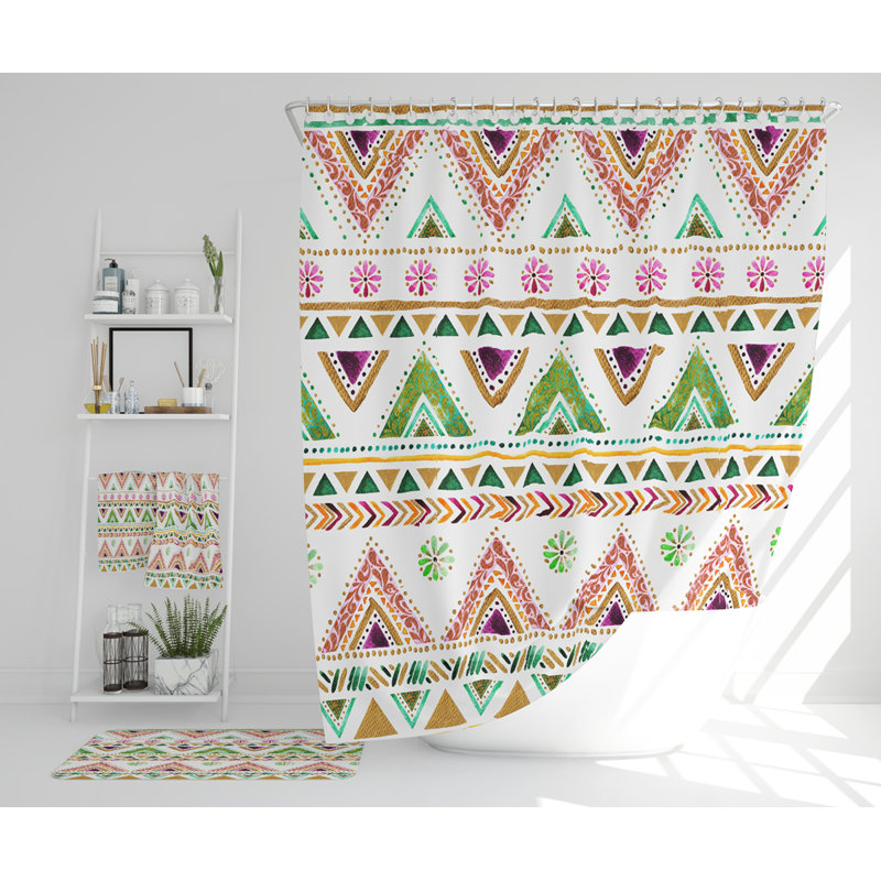 Neoshia Polyester Shower Curtain Set
