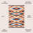 Haoyun Diamond Kilim Geometric Yellow/Red/Blue Rug-994940990