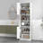 Costway 75" Bathroom Storage Cabinet With 4 Doors & 2 Open Compartments Freestanding-1659888965