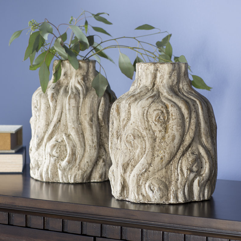 Vase de table, H 7,8 po x l 7 po x p 7 po
