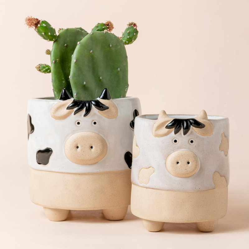 Owens Ceramic Statue Planter
