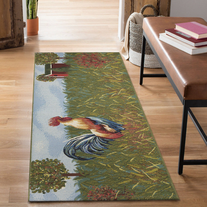 Ambernique Non-Skid Kitchen Mat, Runner 1'11" x 4'11"