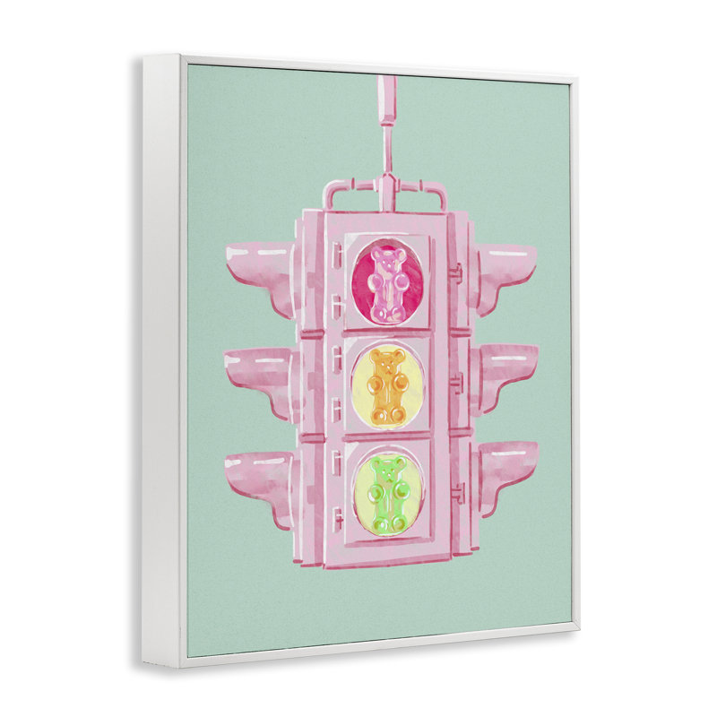 «Candy Bears», art giclée par Ziwei Li, Giclée encadrée blanc bord de mer, H 20 po x l 16 po