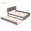 Lit plateforme tapissier Teddy