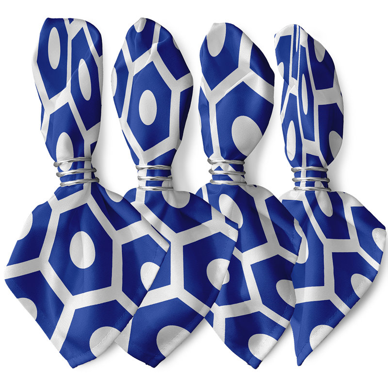 Serviette Alyrica, L 18 po x L 18 po, Bleu