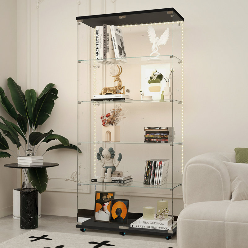 Vitrine en verre trempé