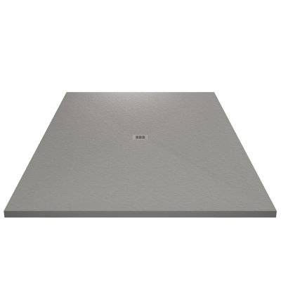 Base de douche Curbless Rex Ardoise 72 po x 42 po