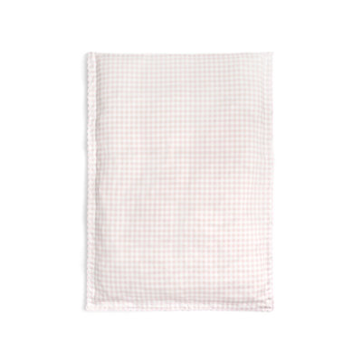 Picnic Gingham Toddler Duvet Set, Pink