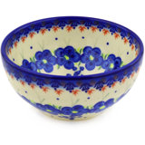 Passion Poppy Handmade Stoneware Rice Bowl
