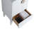 Saimah 20 " W Freestanding Standard Single Vanity Bathroom Vanity With Ceramic Top-751009660-745754123