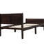 - Lit plateforme simple en bois massif coloré - Tête de lit, s'adapte facilement au matelas-37691882