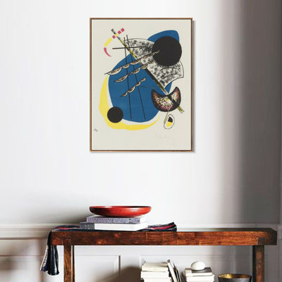 Art encadré sur toile KLEINE WELTEN II (ROETHEL 165) par Wassily Kandinsky Wall Art Living Office Home Decorations