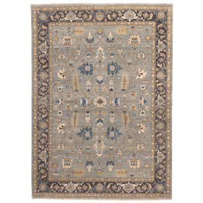 Tapis sarcelle Finest Agra Jaipur 9 pi 5 po x 13 pi 2 po