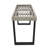 Metal/Solid Wood Outdoor Bench-1209436497