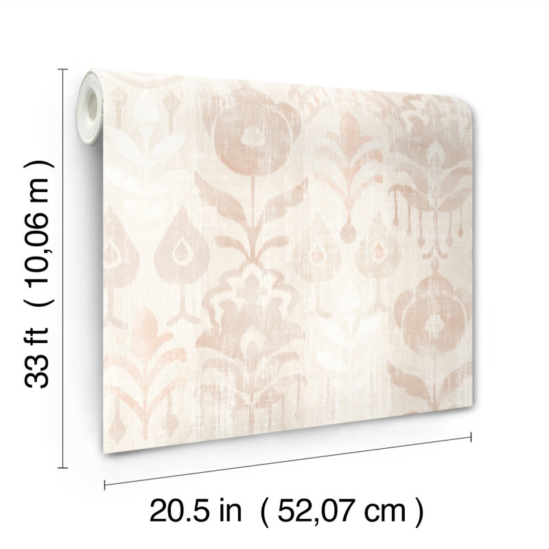 Pavord Floral Wallpaper Double Roll, Pink