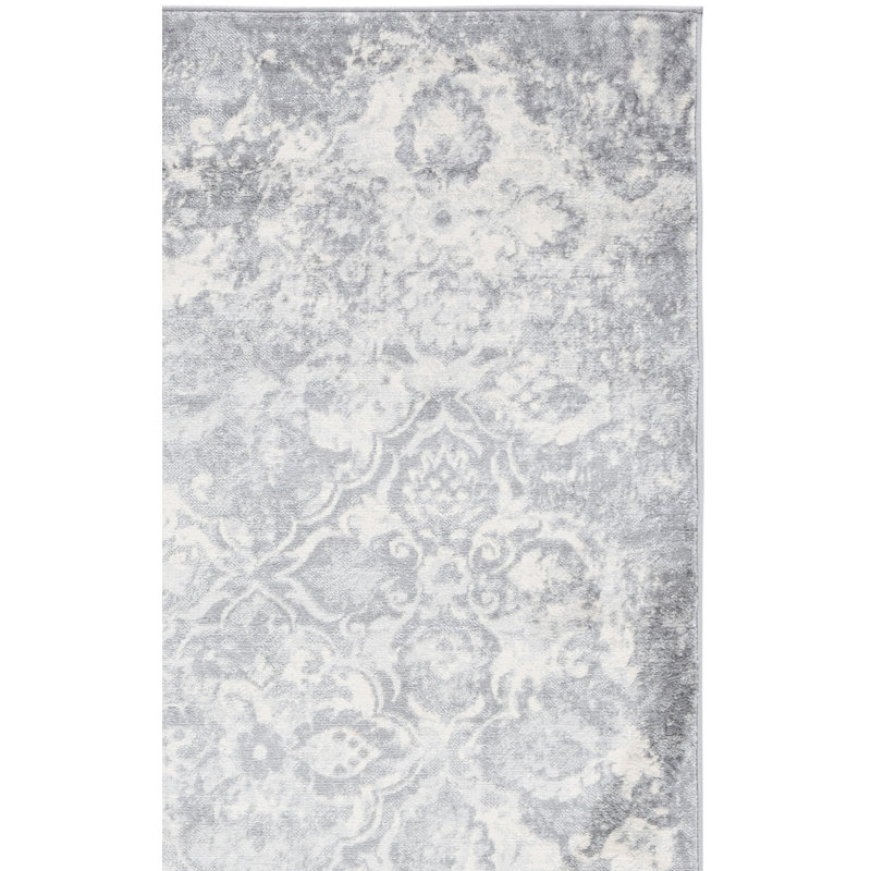Tapis floral Eleora Performance, Carré 6 pi 7 po