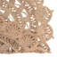 Tapis ovale en jute tissé à la machine-979016253