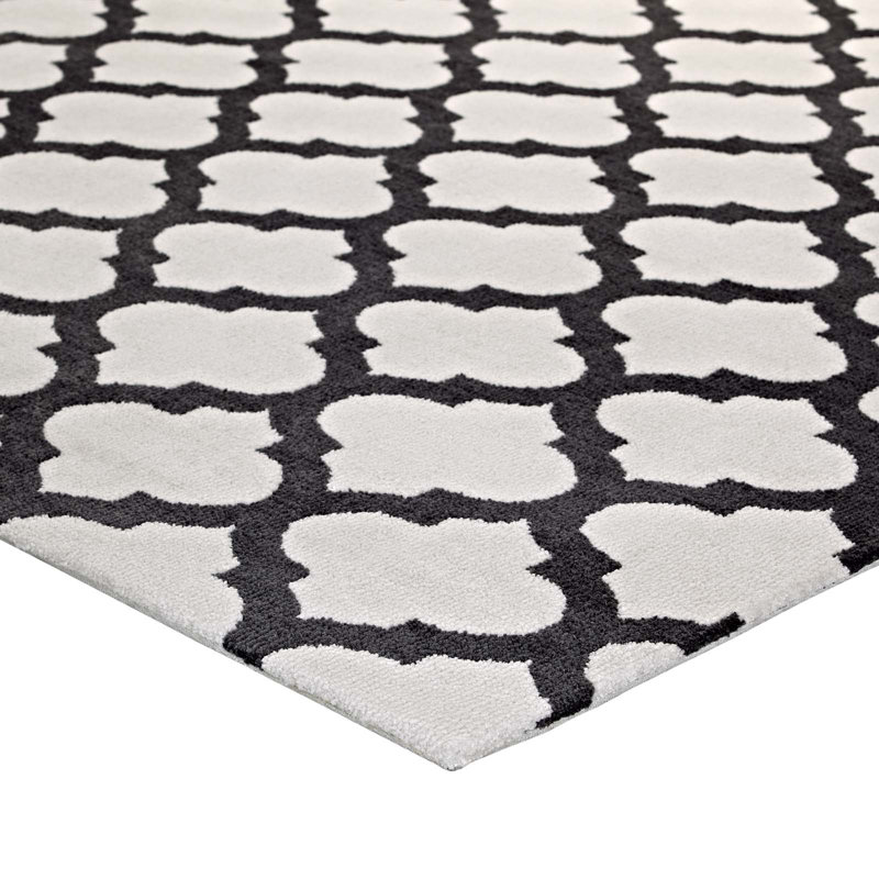 Modway Lida Moroccan Trellis Area Rug, Rectangle 8' x 10'