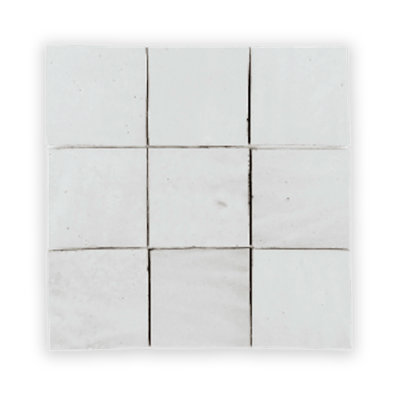 Carreau de céramique blanc zellige blanc Gardenia