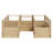 95" Solid Wood Raised Garden Bed