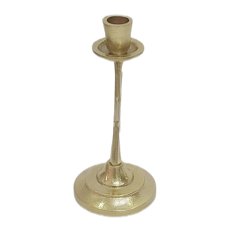 Sagebrook Home 9X5" Star Taper Holder, Gold