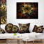 Coussin décoratif fleur d’art digitale-29457205-29457208